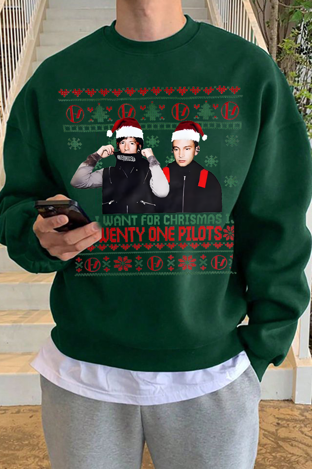 Twenty One Pilots Sweatshirt For Men