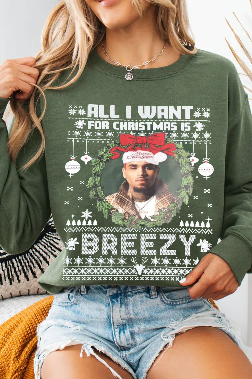 Christmas Is Breezy 🎄💗 Sweatshirt