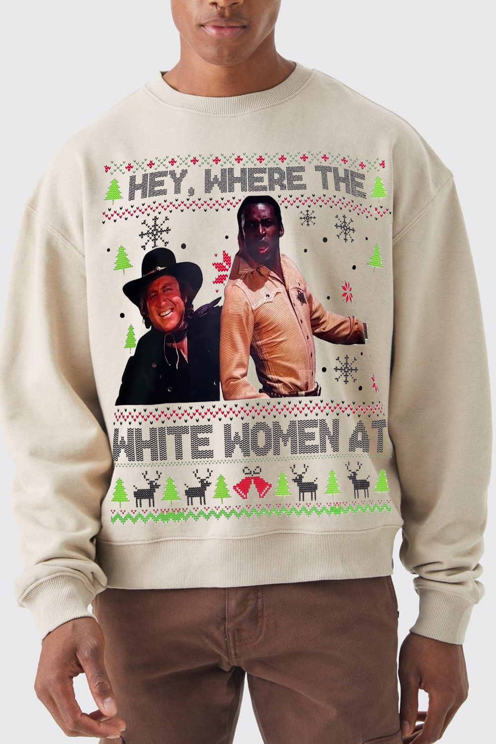 Blazing Saddles Christmas Ugly Sweatshirt