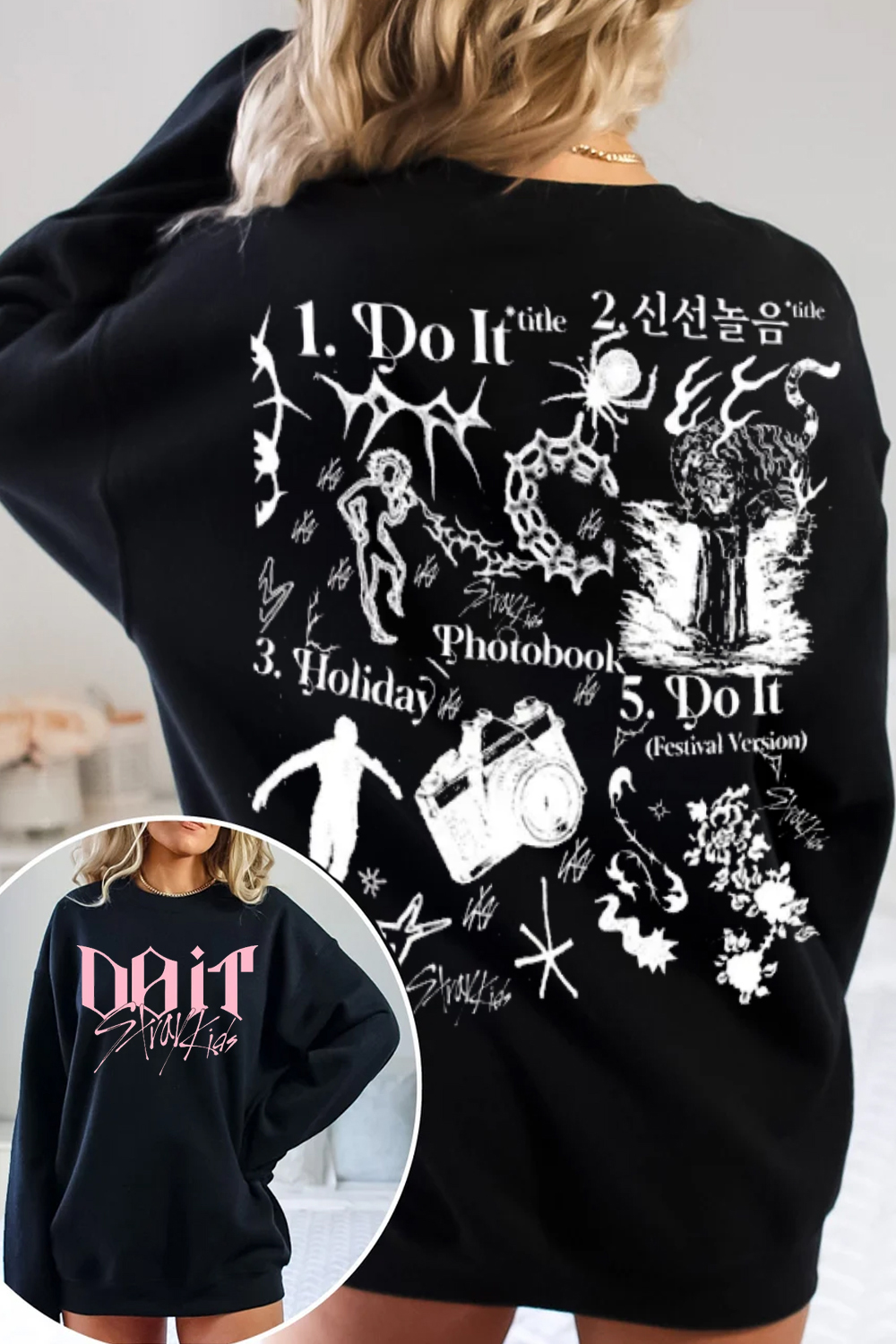 Stray Kids Do It Tracklist Sweatshirt