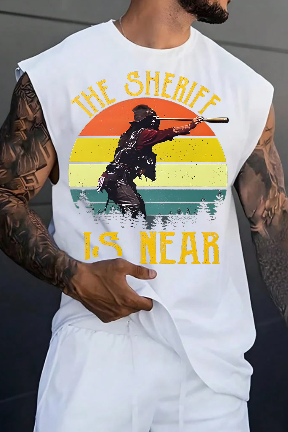 The Sheriff is near  blazingsaddles vest