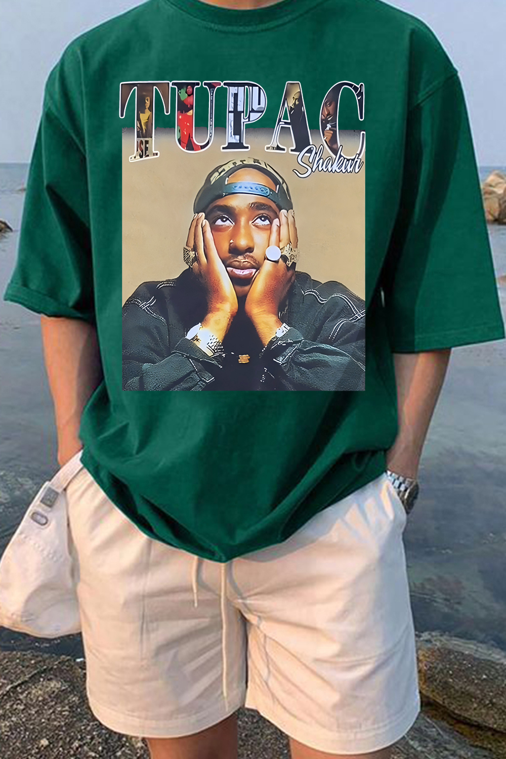 Tupac is Goat Graphic Tee For Men
