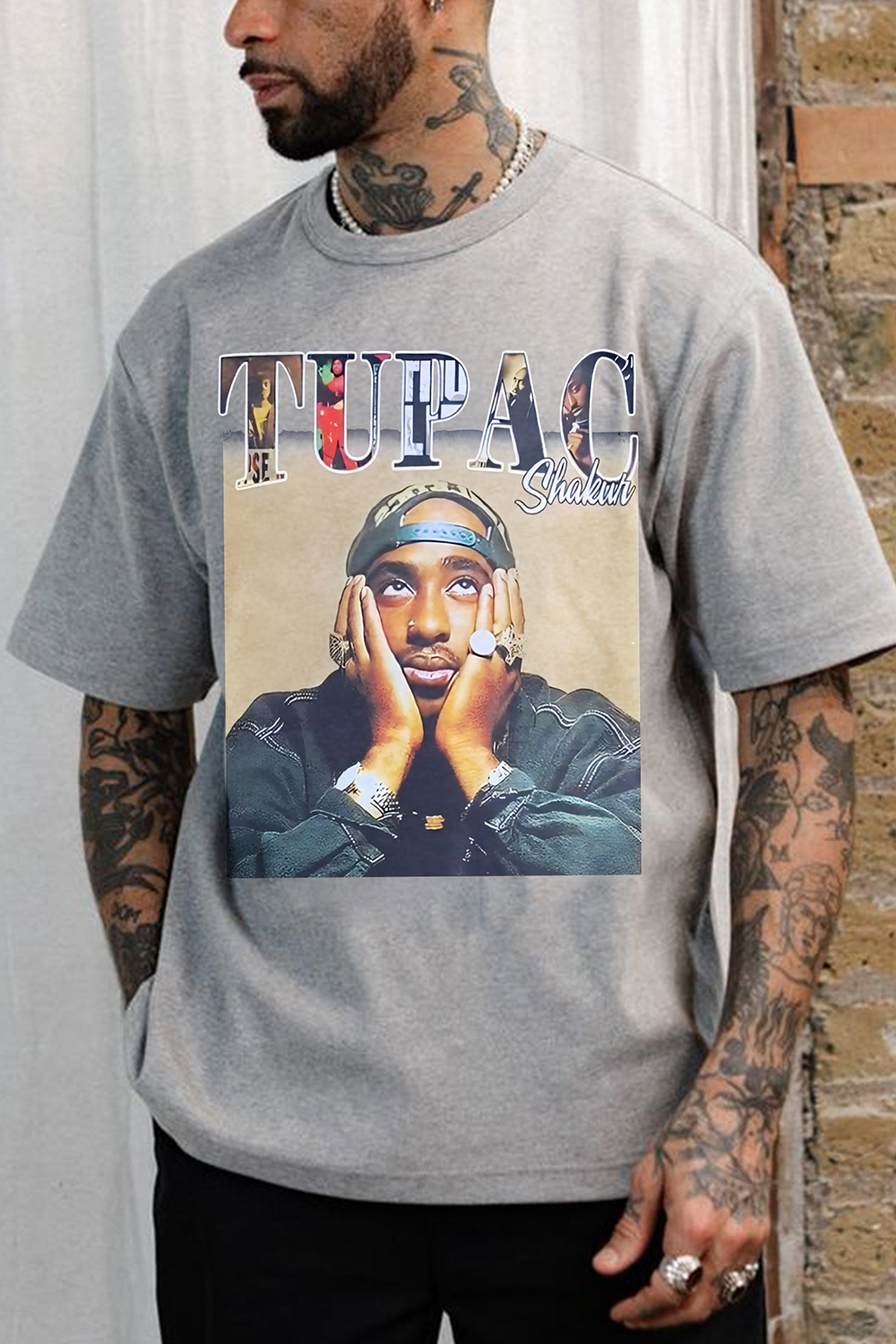 Tupac is Goat Graphic Tee For Men