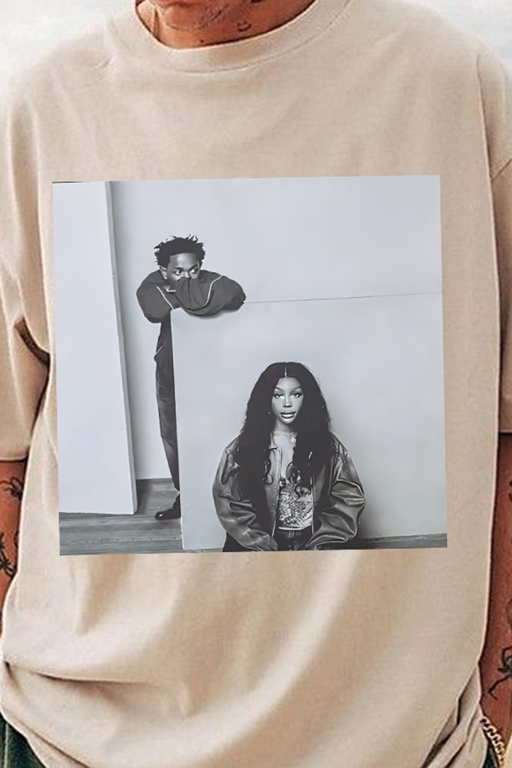 The Grand National Tour Kendrick Lamar Sza Graphic Tee For Men