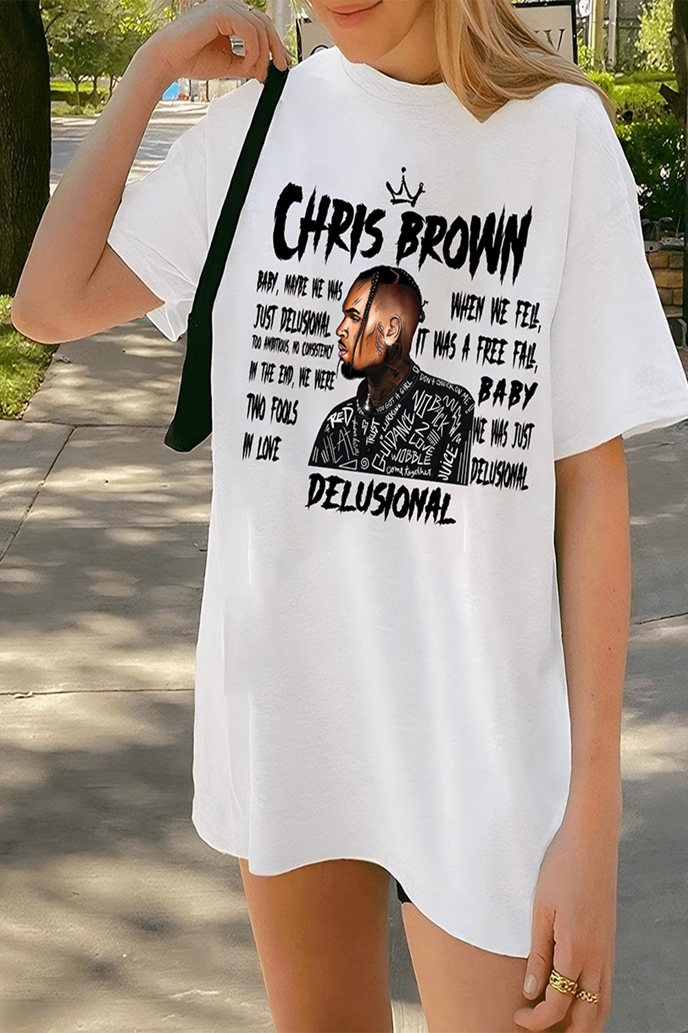 Chris Brown Delusional Song Lyrics Shirts