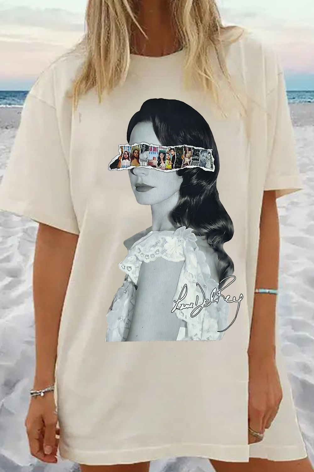 Lana Del Rey come on short sleeve T-shirt