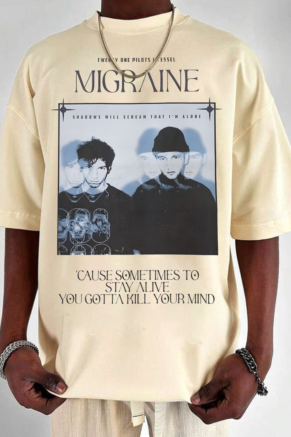 twentyonepilotsedit printed Tee