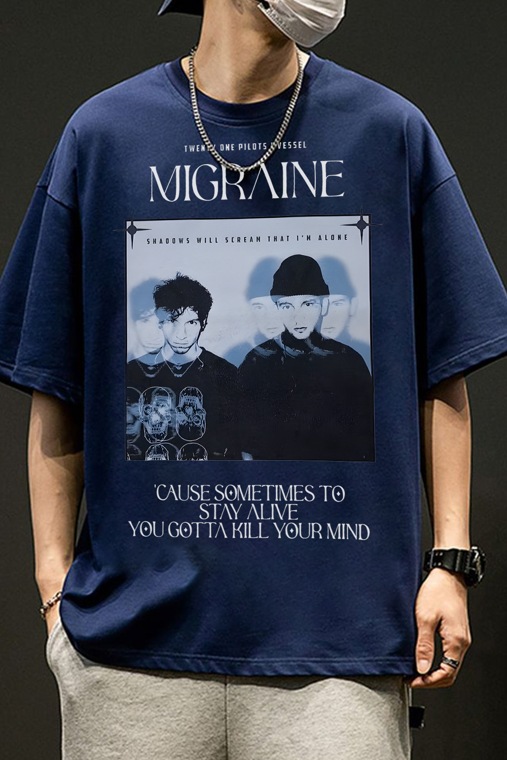 twentyonepilotsedit printed Tee