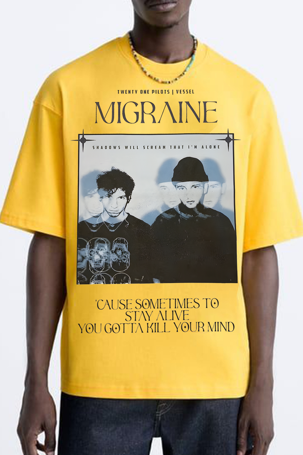 twentyonepilotsedit printed Tee