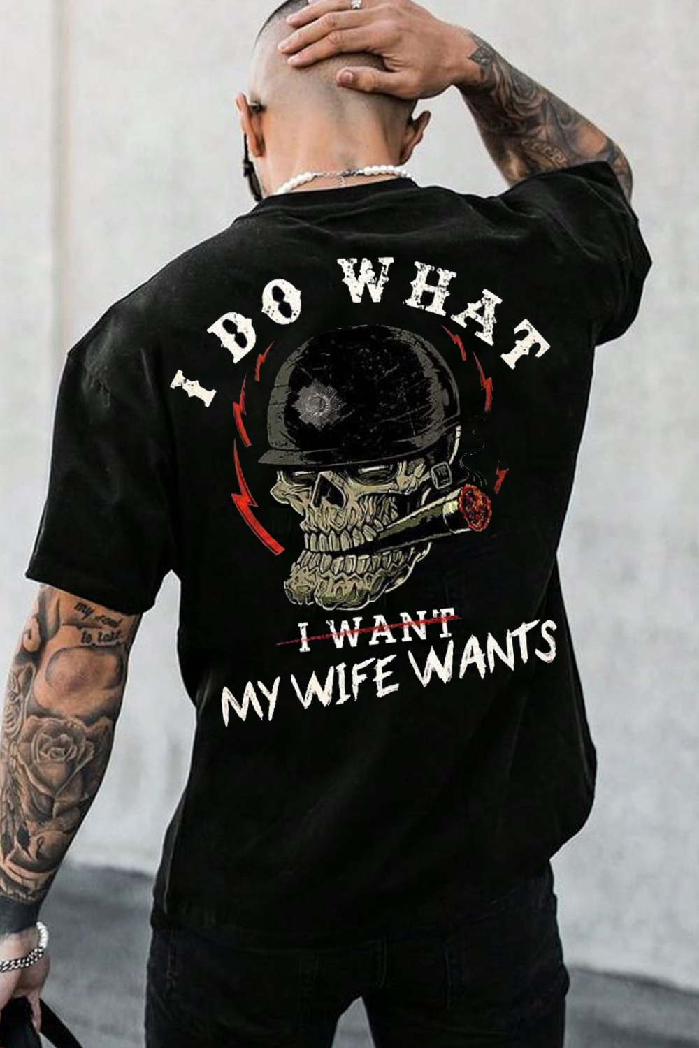 "I Do What My Wife Says" Funny Husband Shirt