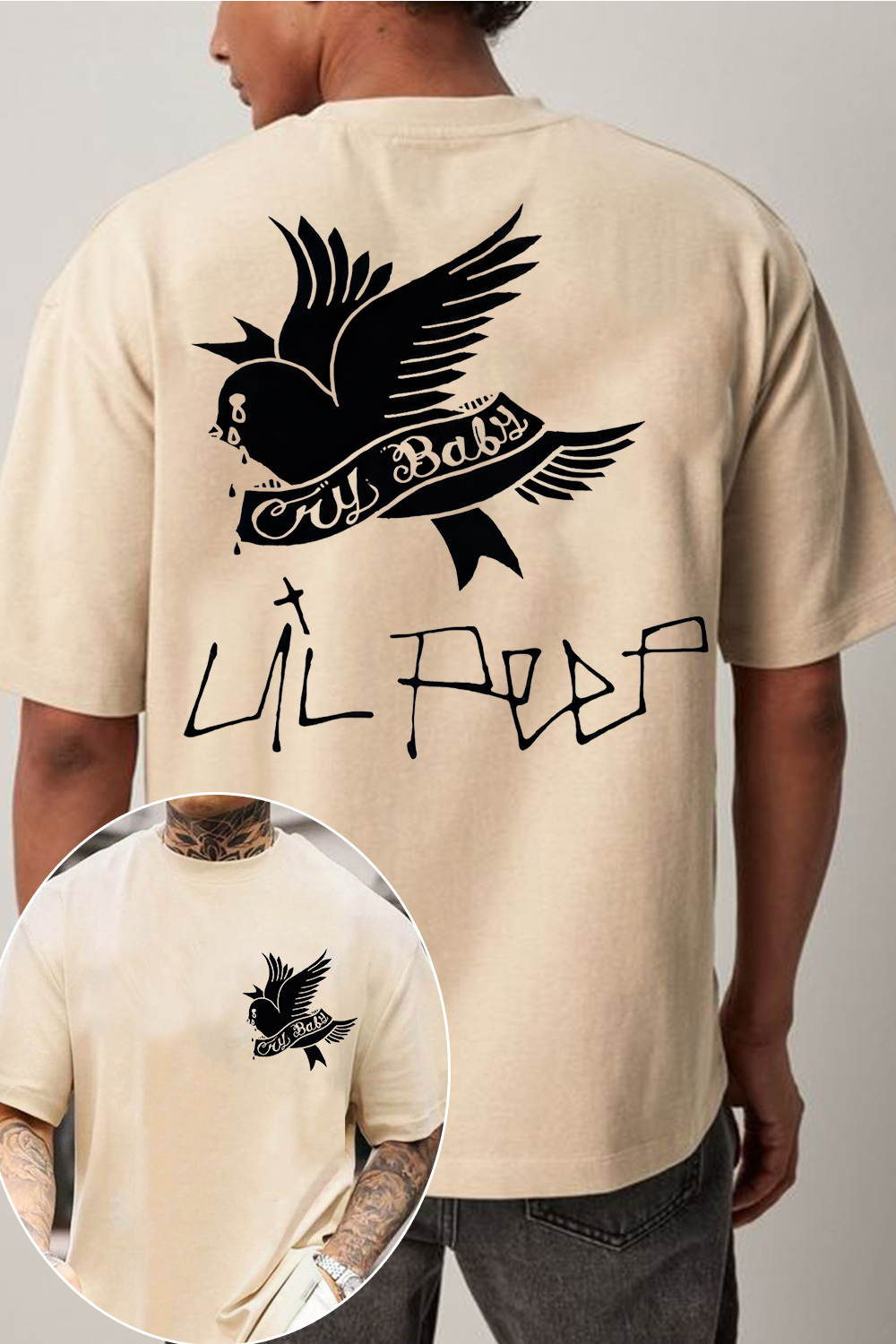 Lil Peep 'Cry Baby' 2-Sided T-Shirt