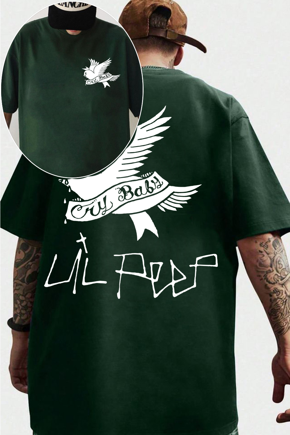 Lil Peep 'Cry Baby' 2-Sided T-Shirt