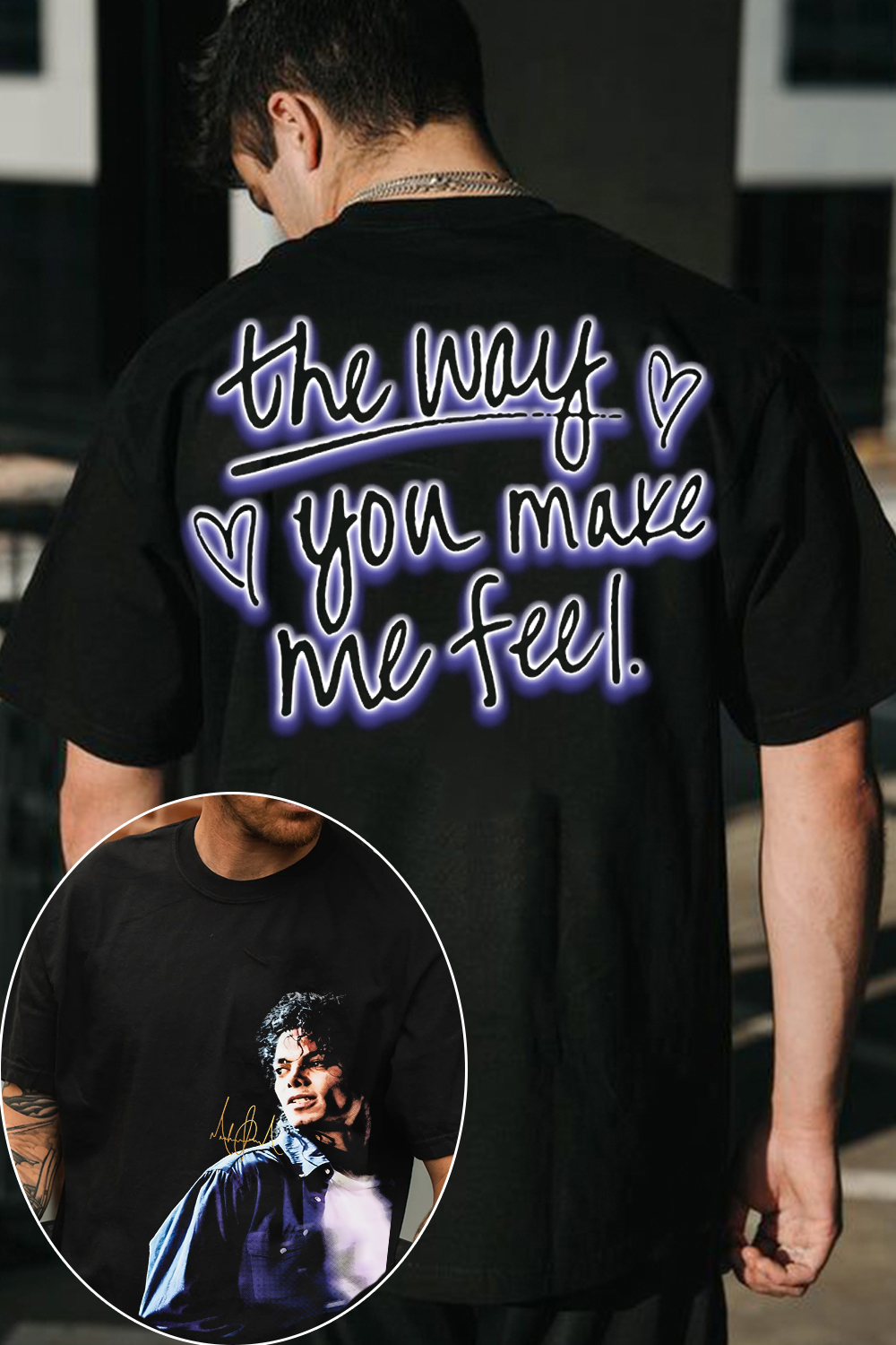 MJ Signature T-Shirt (With Backprint)