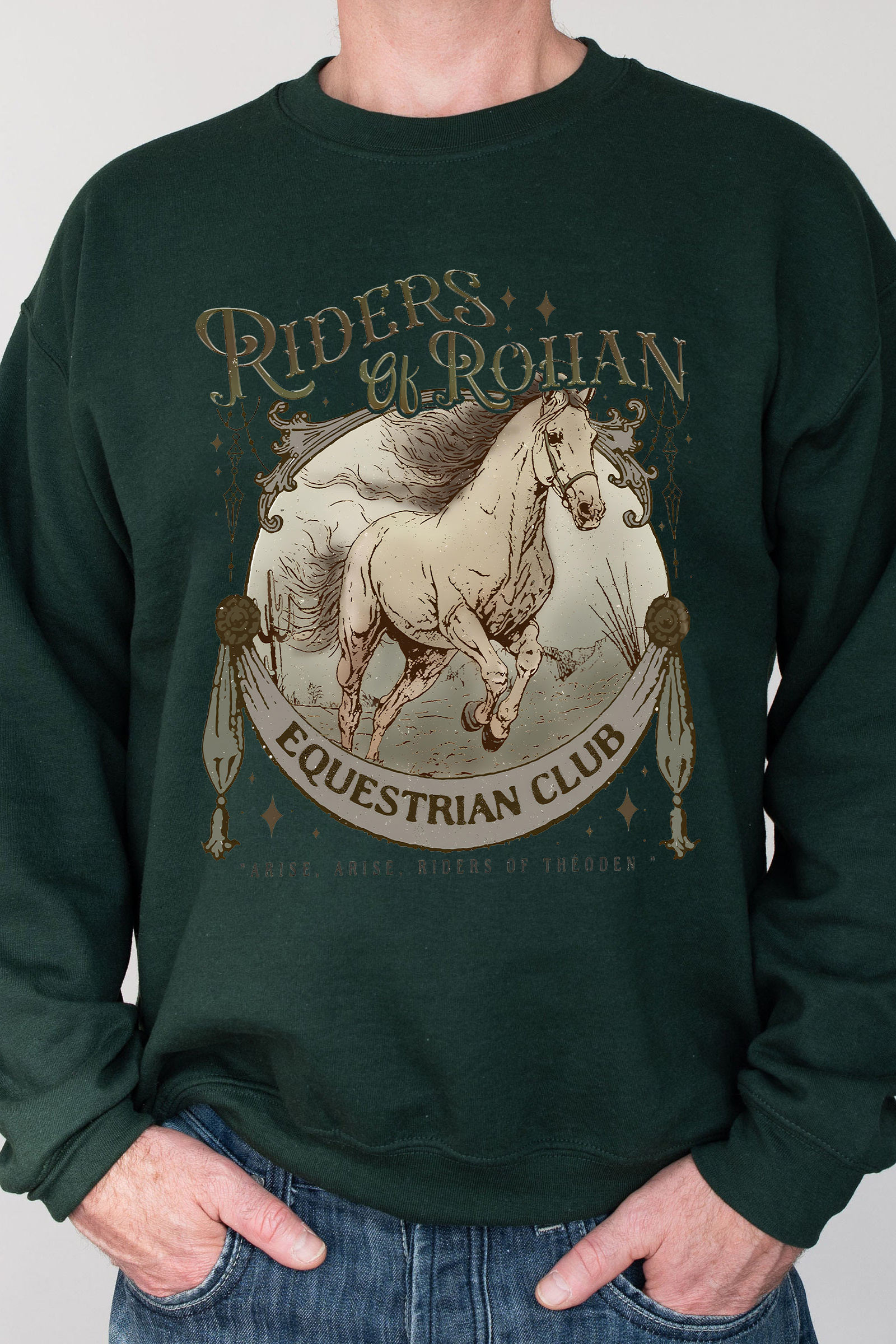 Riders Of Rohan Equestrian Club Sweatshirt For Men