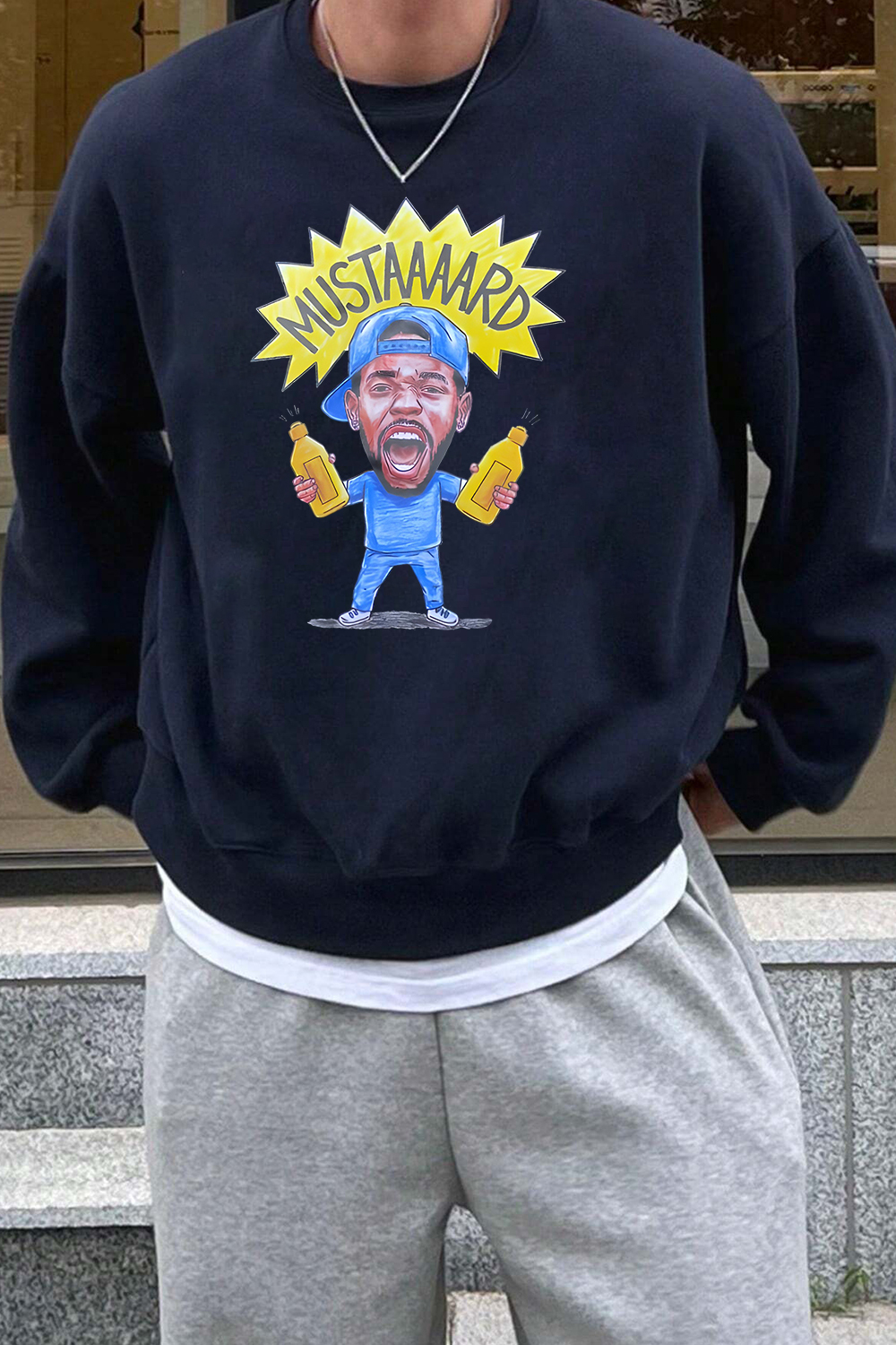 MUSTAAAARD Kendrick Fleece Sweatshirt For Men