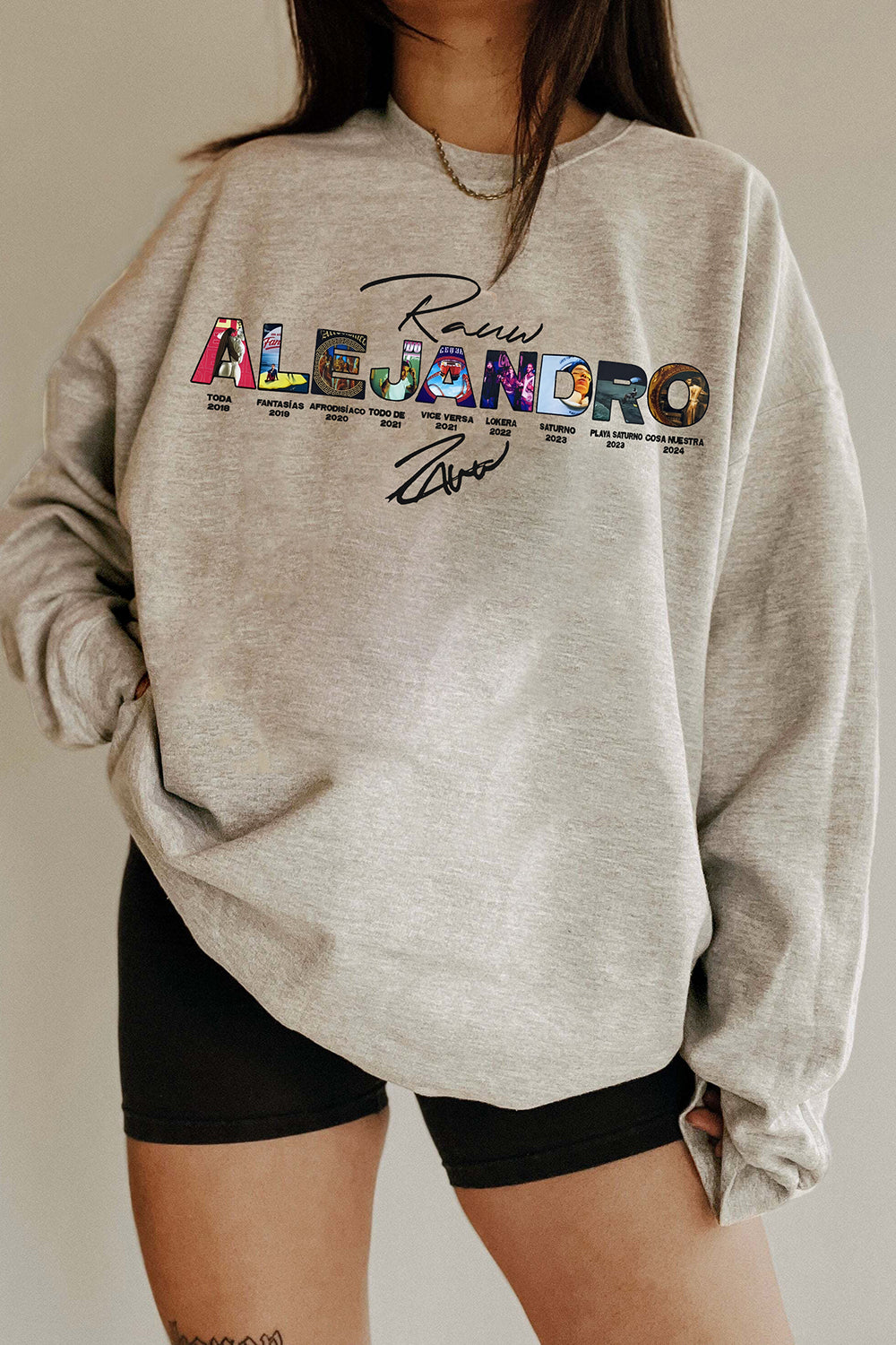 Rauw Alejandro World Tour Sweatshirt For Women