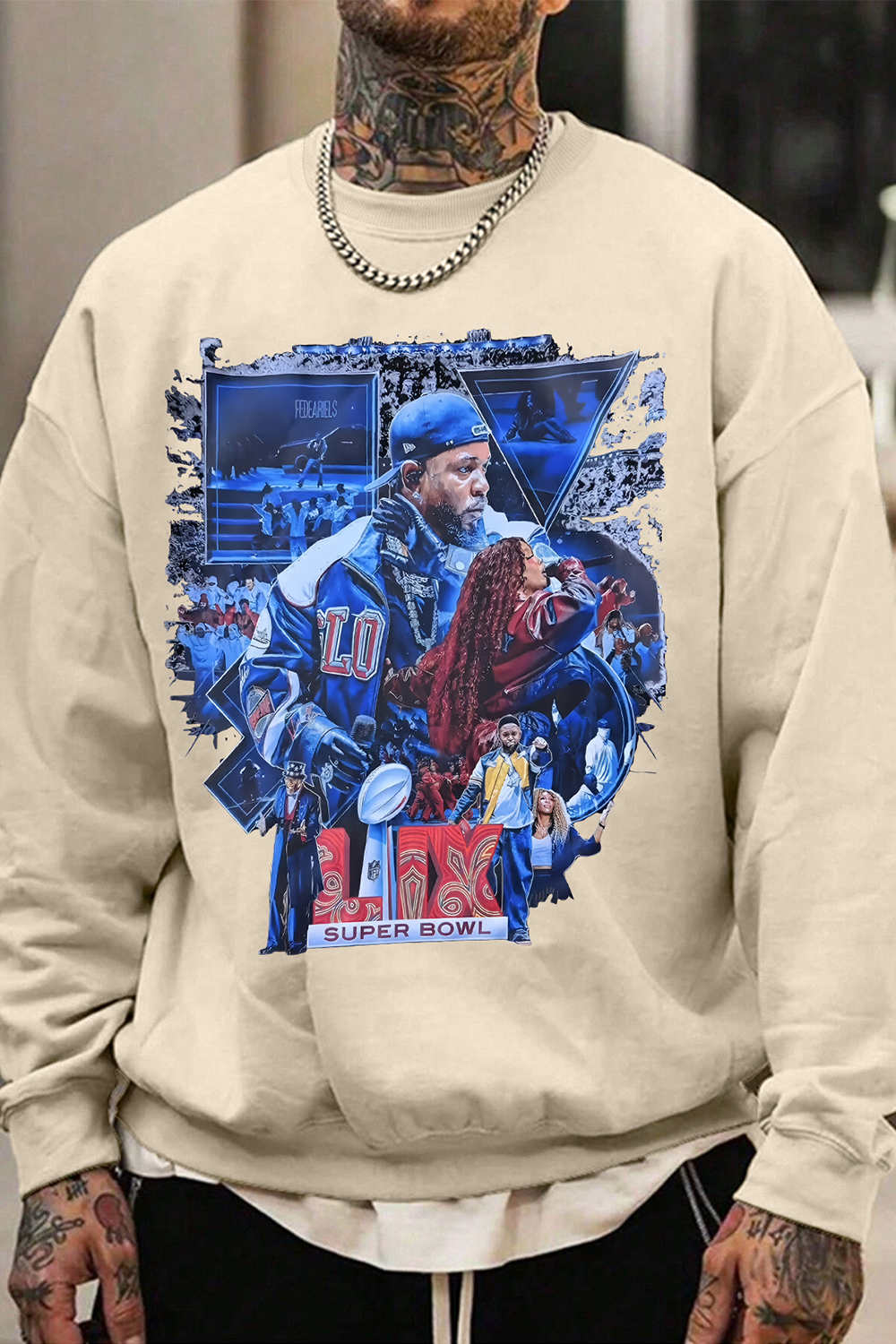Kendrick Lamar Super Bowl Sweatshirt For Men