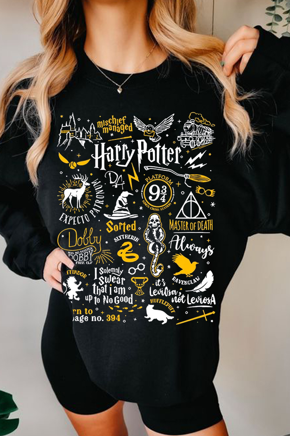 Captivating Harry Potter Dialogue-Inspired Sweatshirt