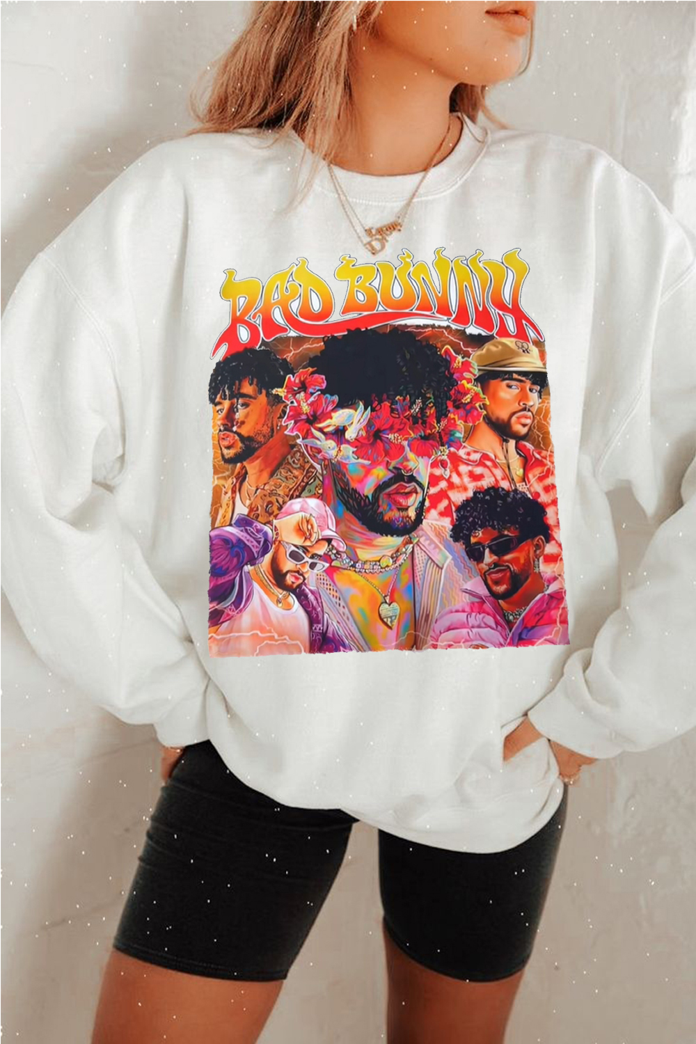 Special edition of Bad Bunny sweatshirt