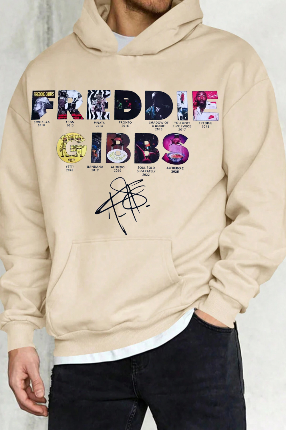 freddiegibbs hooded sweatshirt