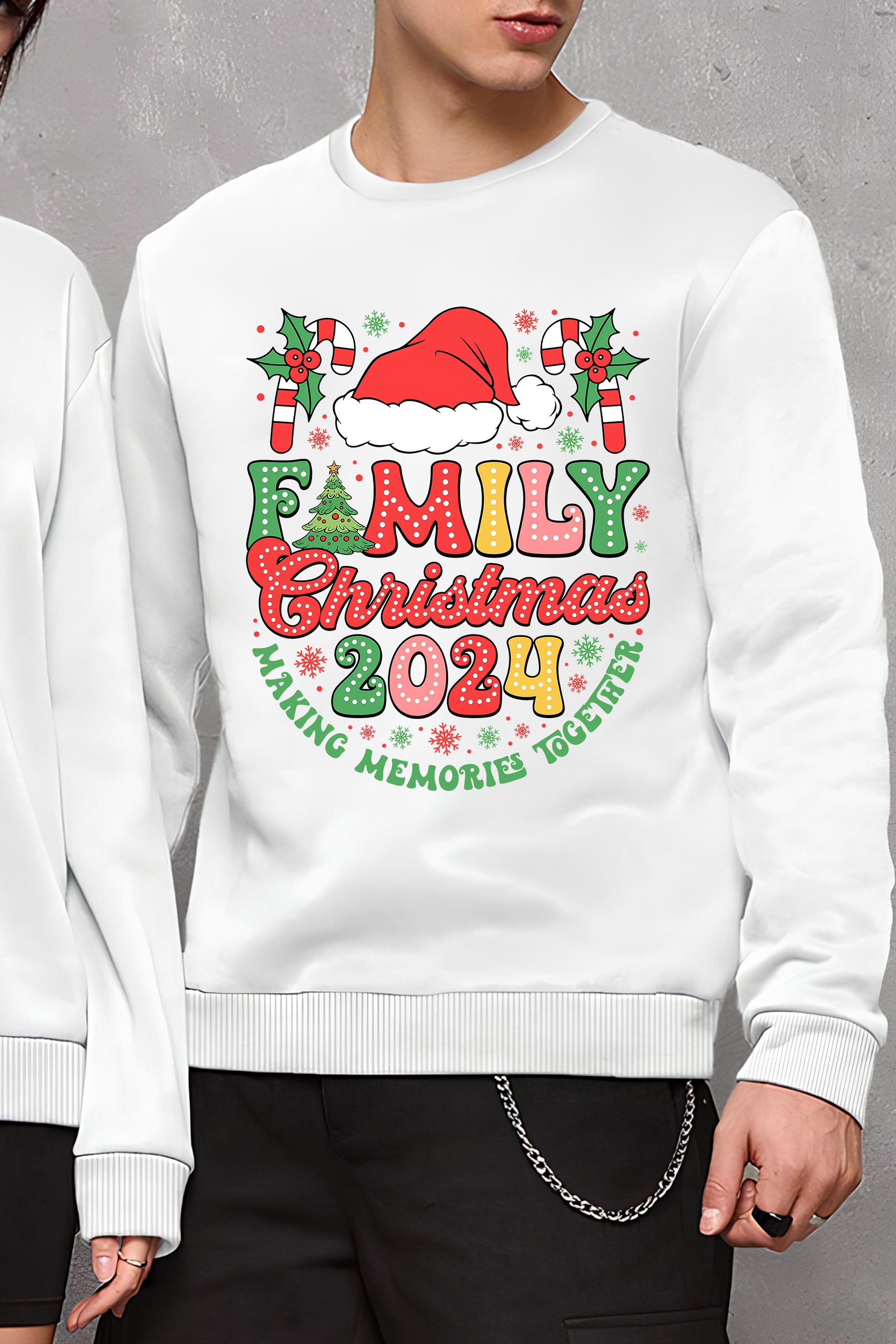 Merry Christmas Couple Matching Sweatshirt For Men