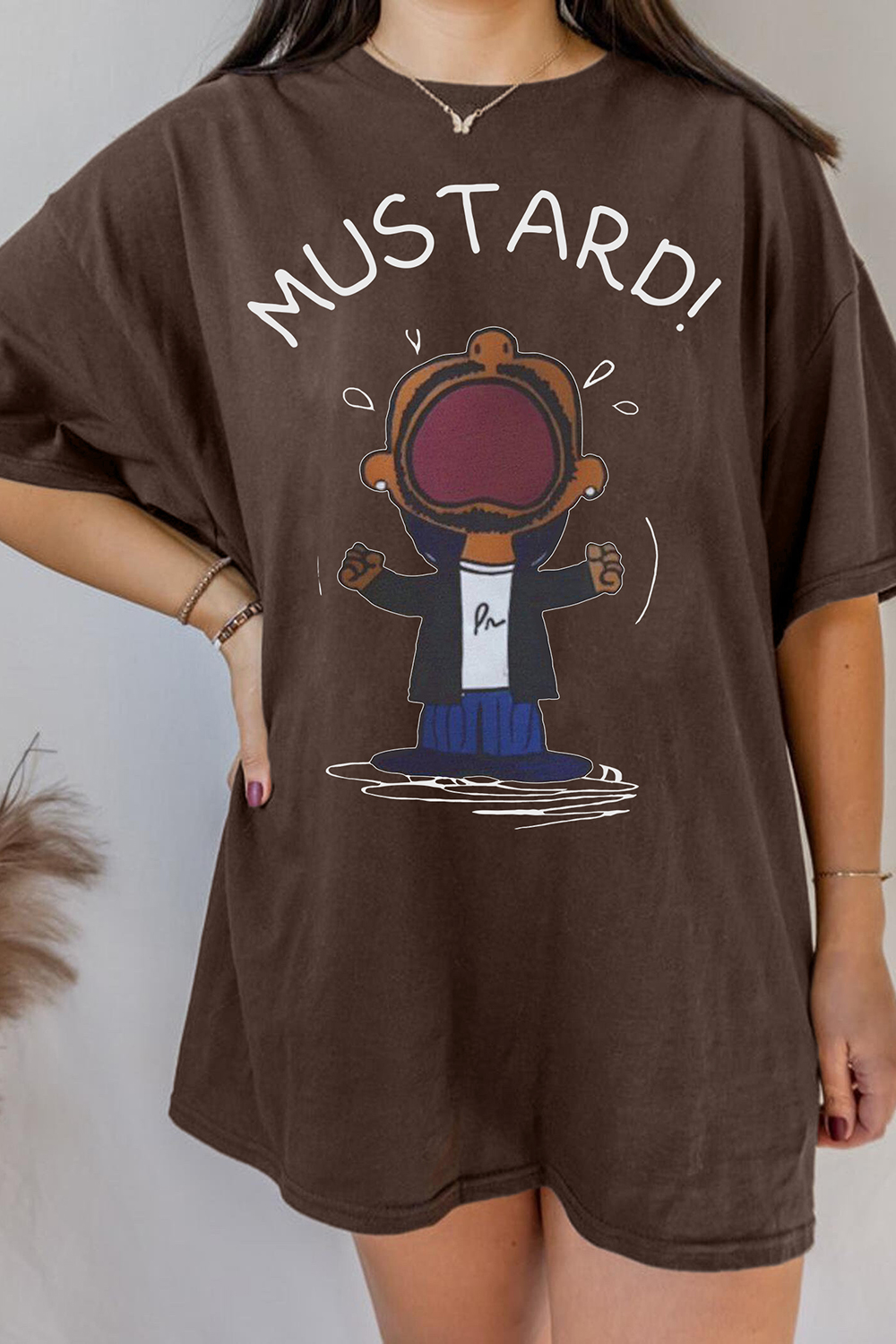 Kendrick Lamar MUSTARD Meme GNX Album Tee For Women