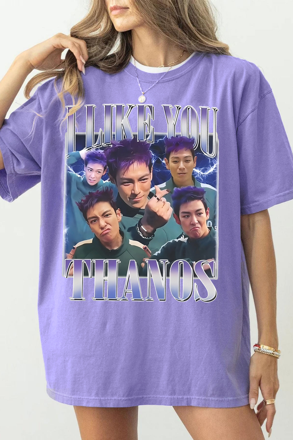 Thanos Squidgame Graphic Tee For Women