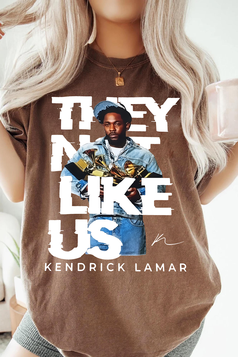 Kendrick Lamar Grammy They Not Like Us Tee For Women