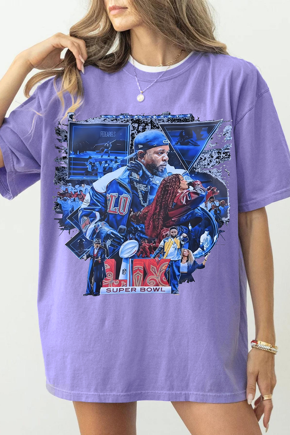 Kendrick Lamar Super Bowl Tee For Women