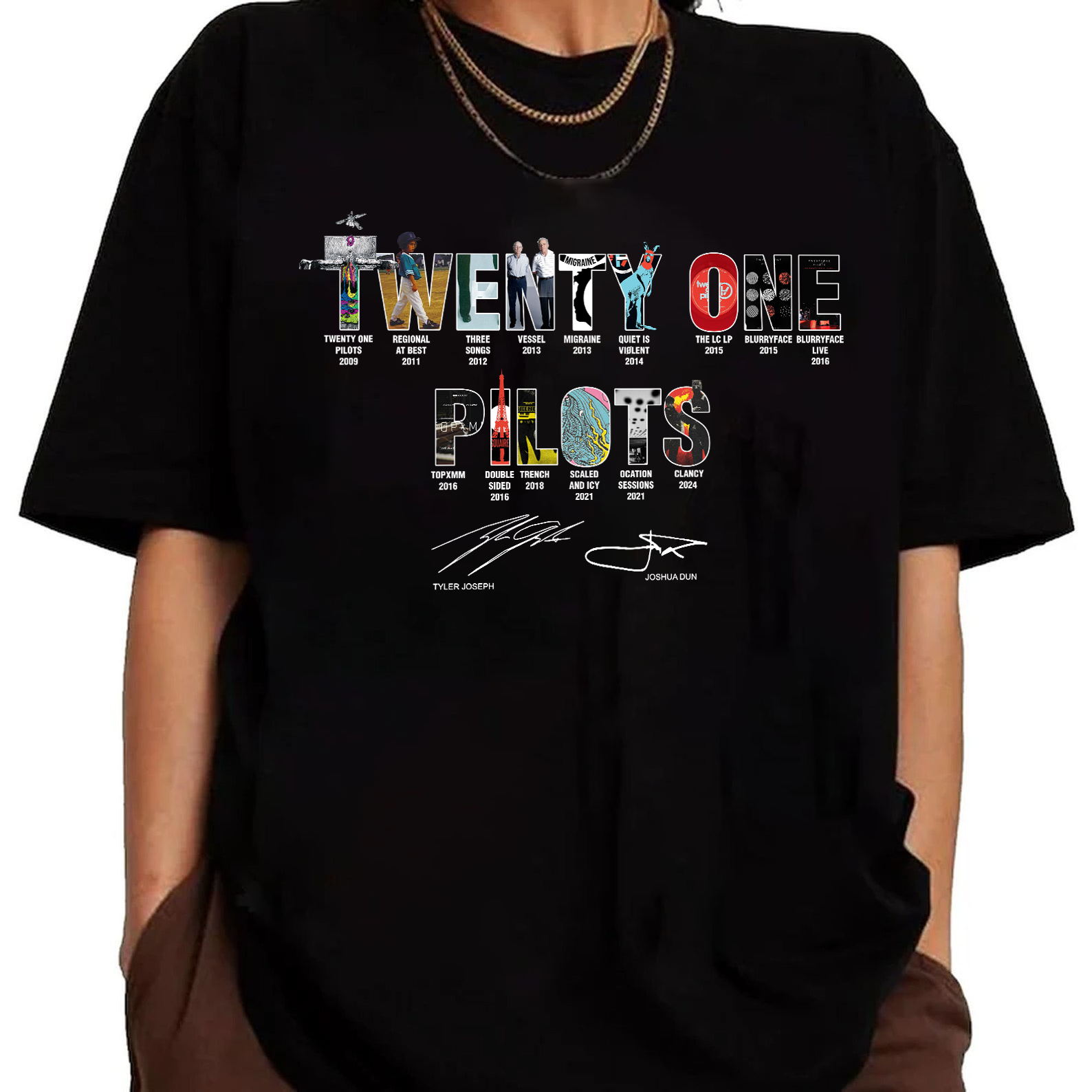 Twenty One Pilots Album Shirt-MEN