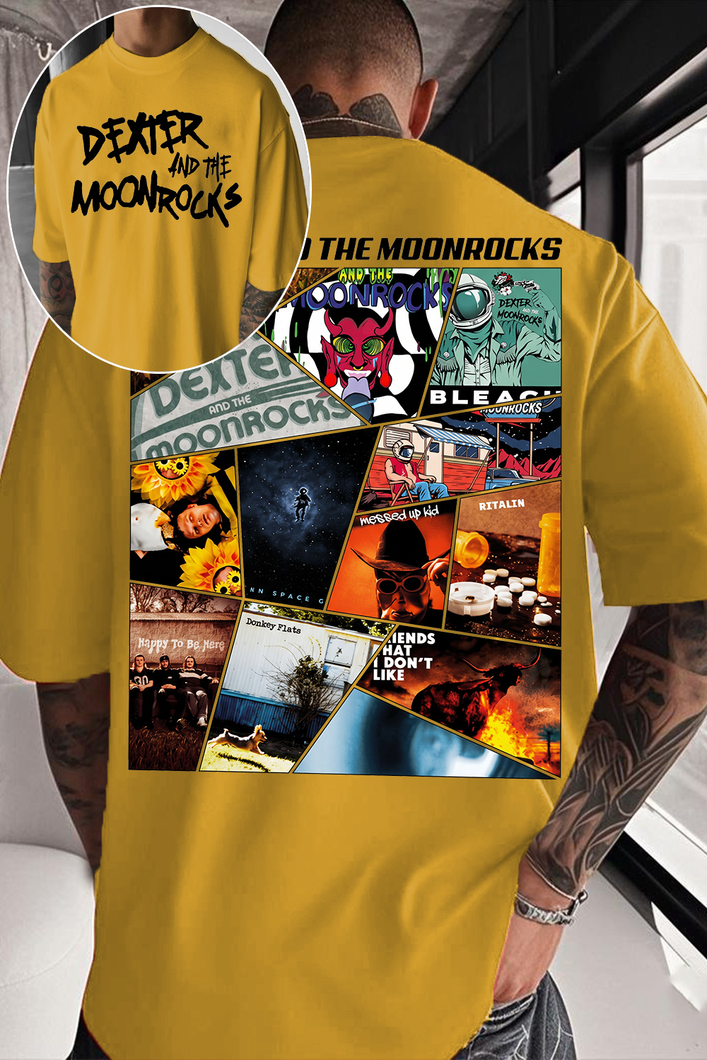 Dexter And The Moonrocks Album Collage T-Shirt