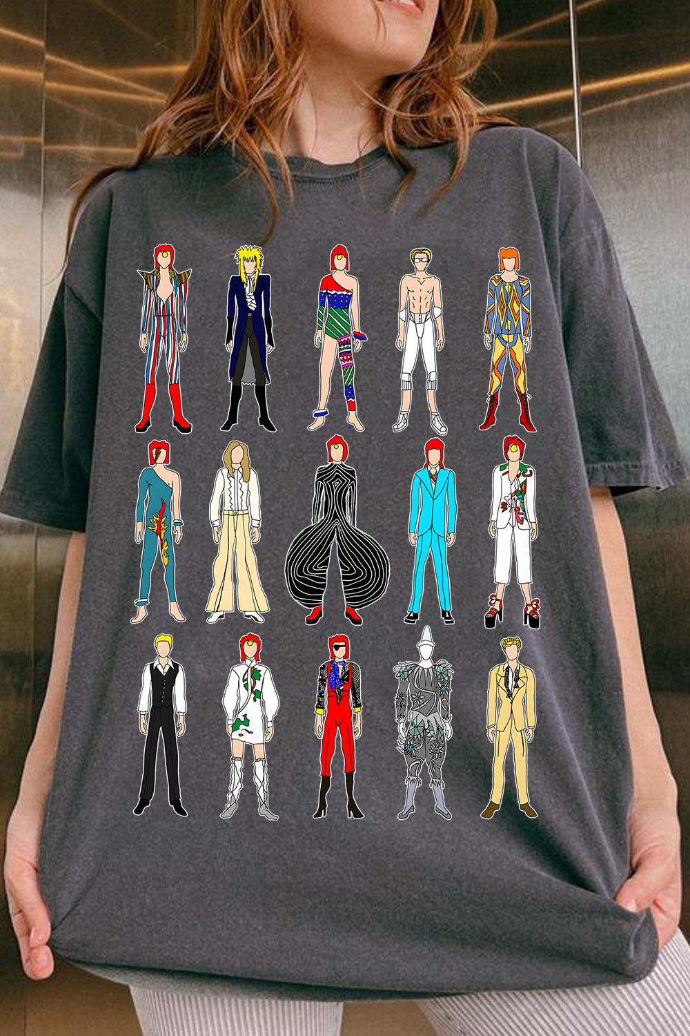 David Bowie Characters T-Shirt