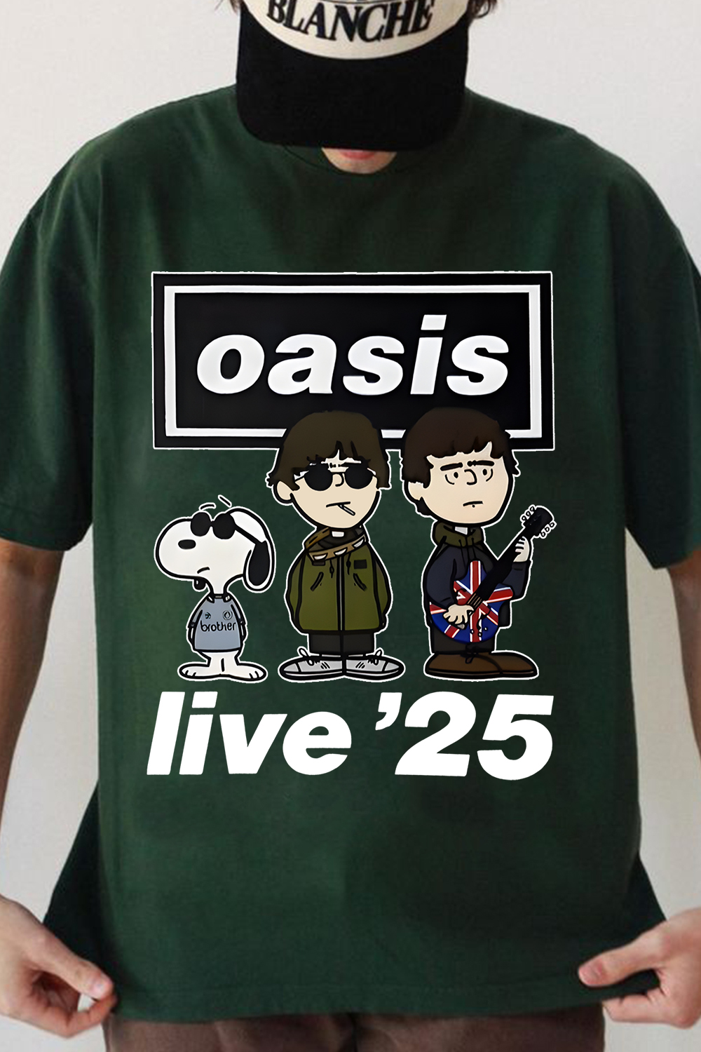 Snoopy x oasis tee