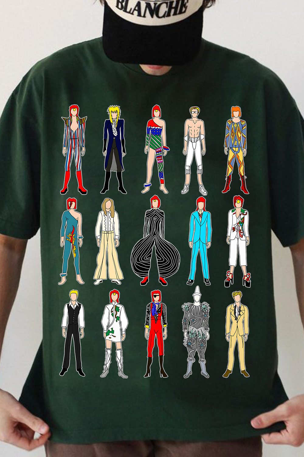 David Bowie Characters T-Shirt