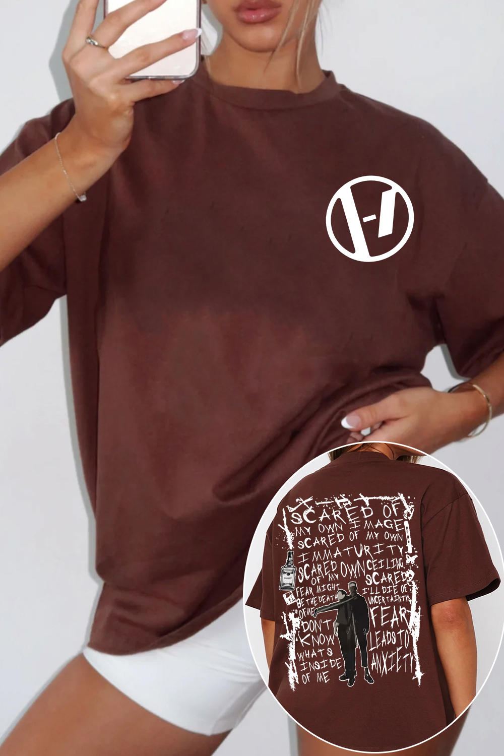 twentyonepilotsedit 2-sided printed women's shirt