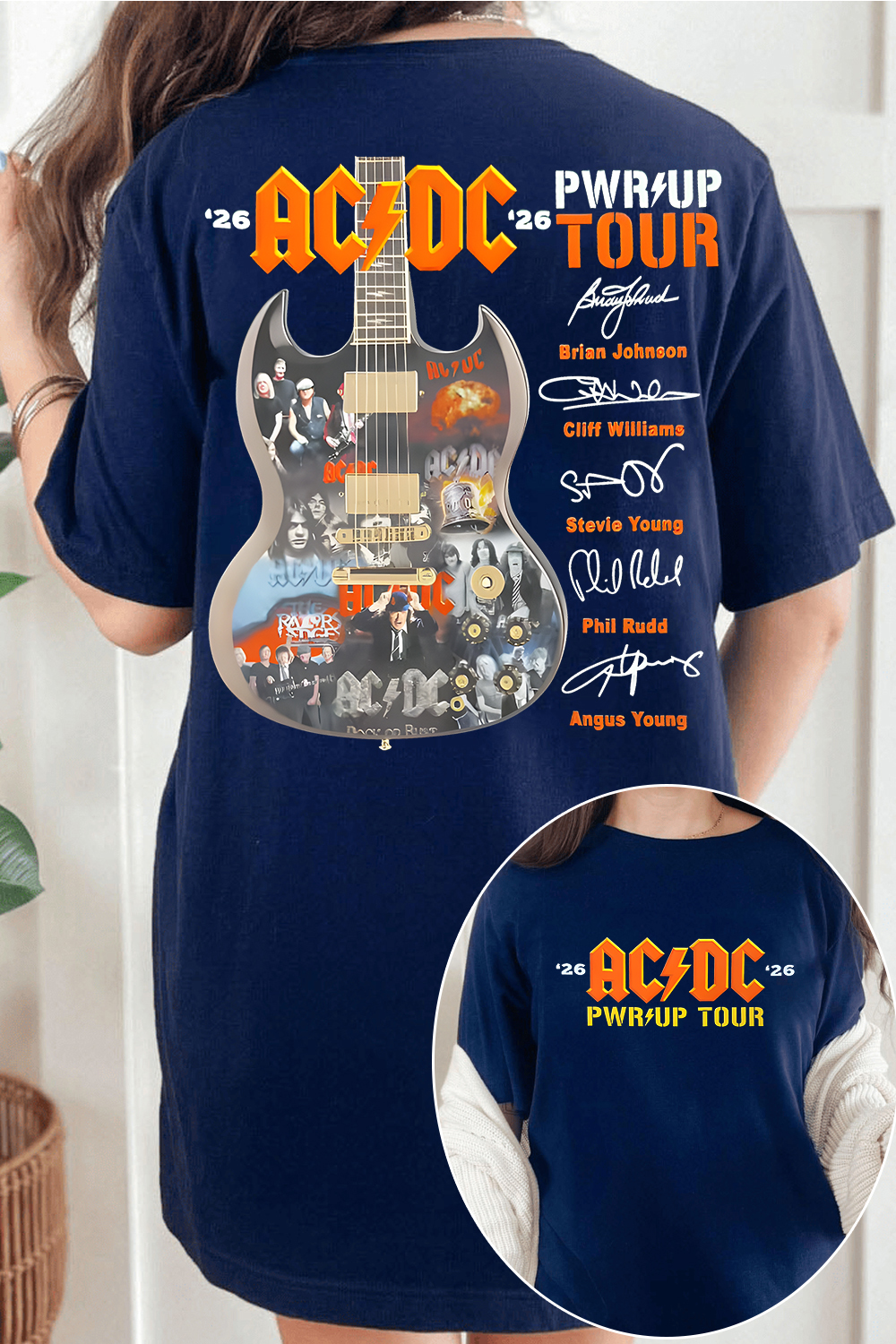 AC/DC 2026 Tour Women's Tee