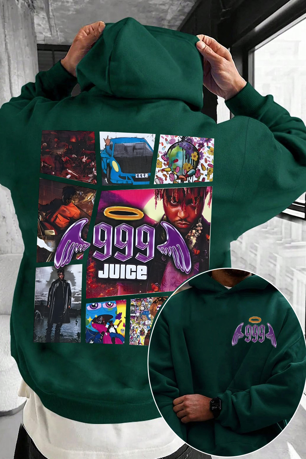 Juice WRLD 999 😱 Hoodie For Men