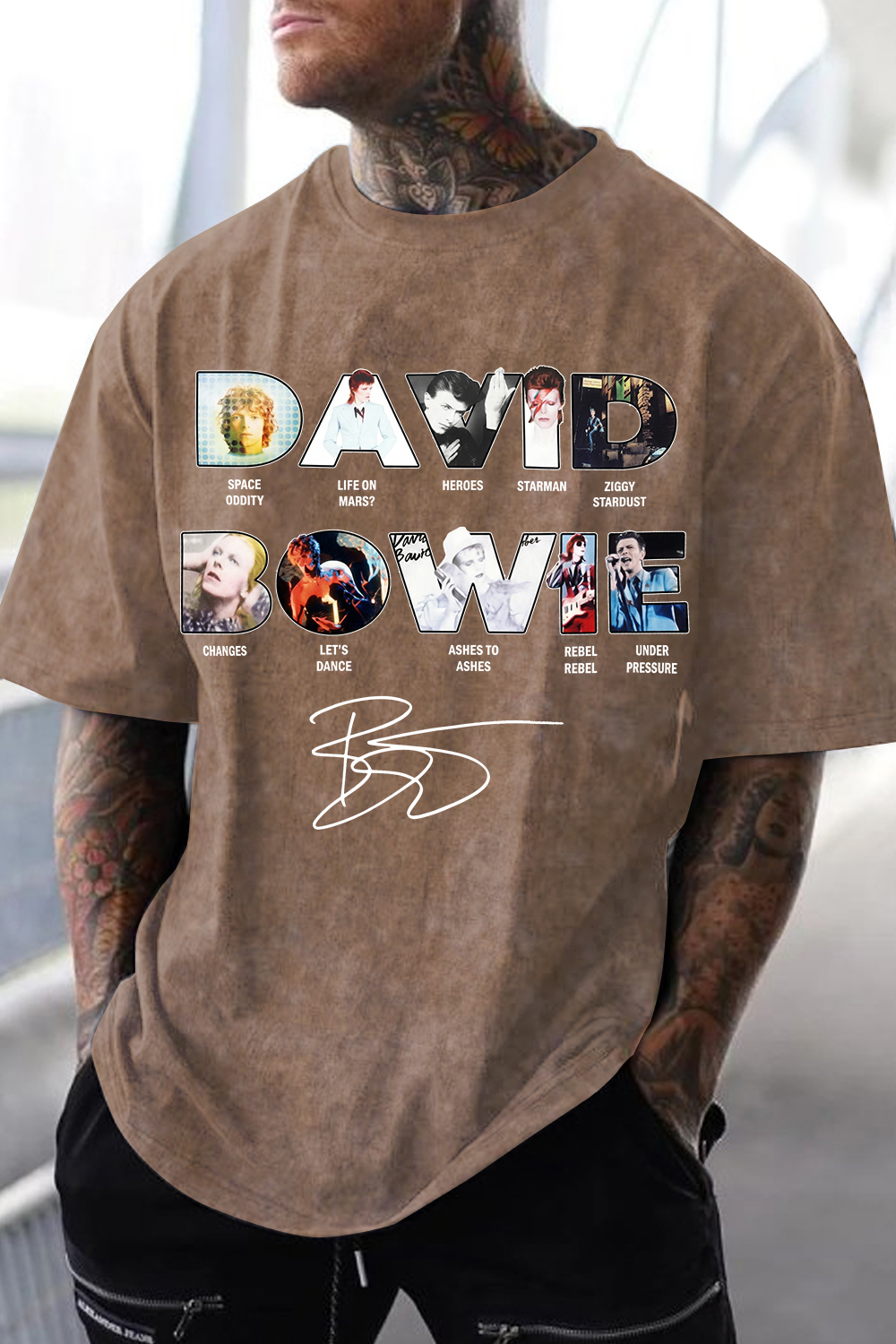 David Bowie Washed Cotton Shirt