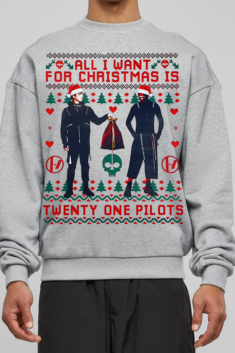 Twenty One Pilots Christmas Sweatshirt For Men