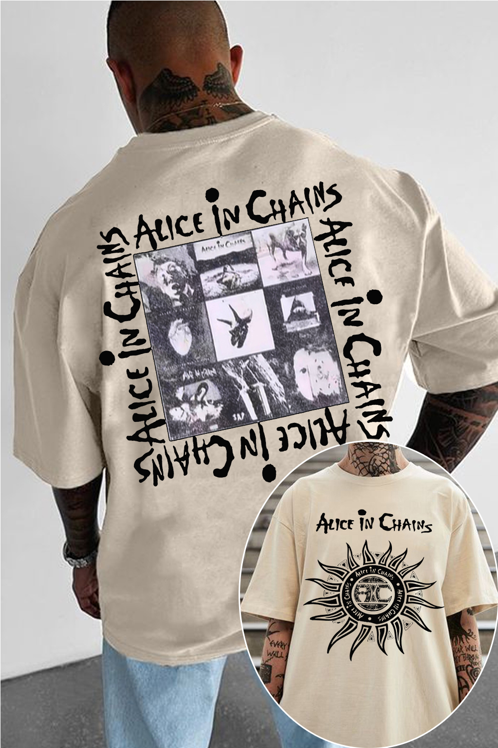 Alice in chains and these albums is goated  Tee