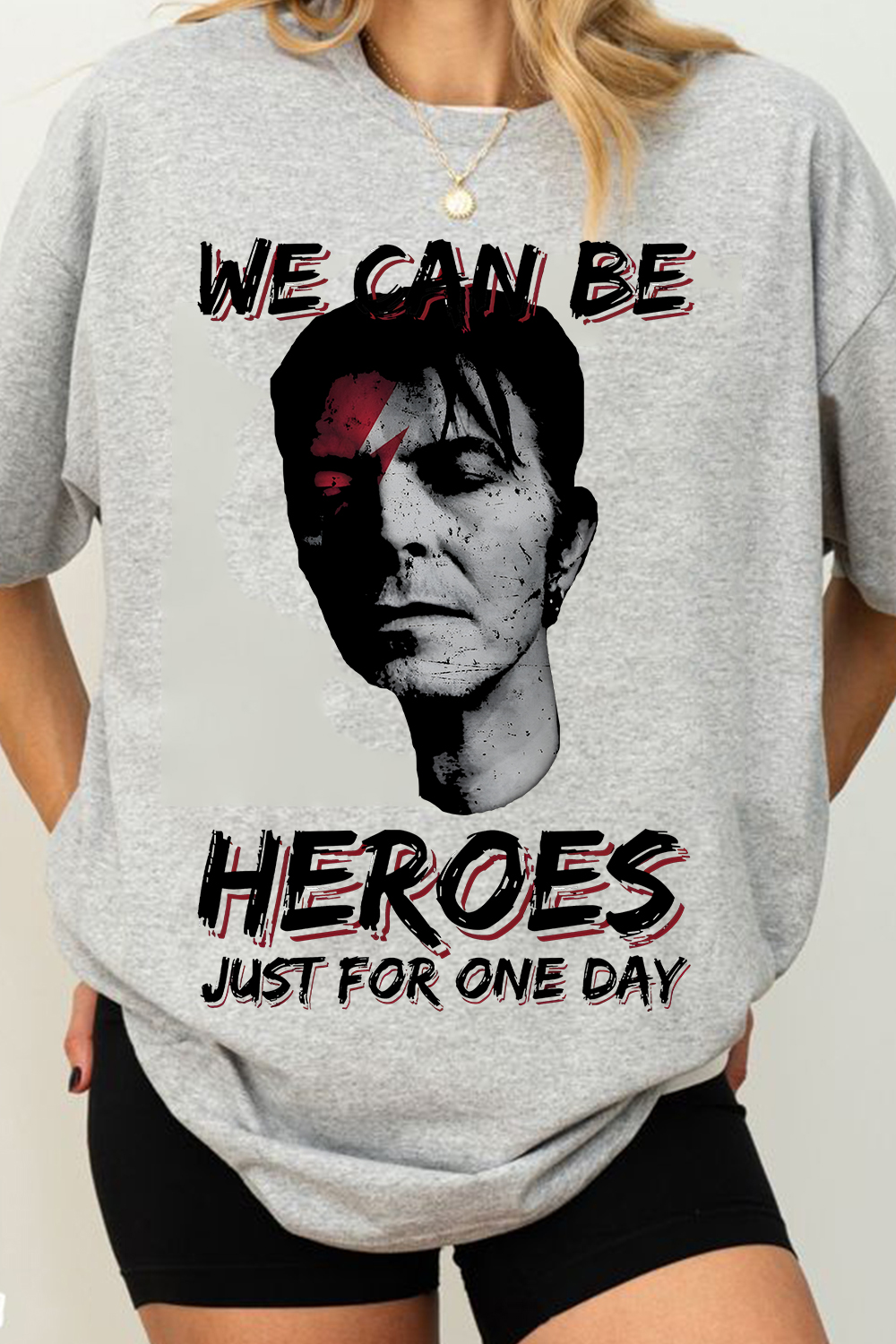 David Bowie We Can Be Heroes Women's T-Shirt