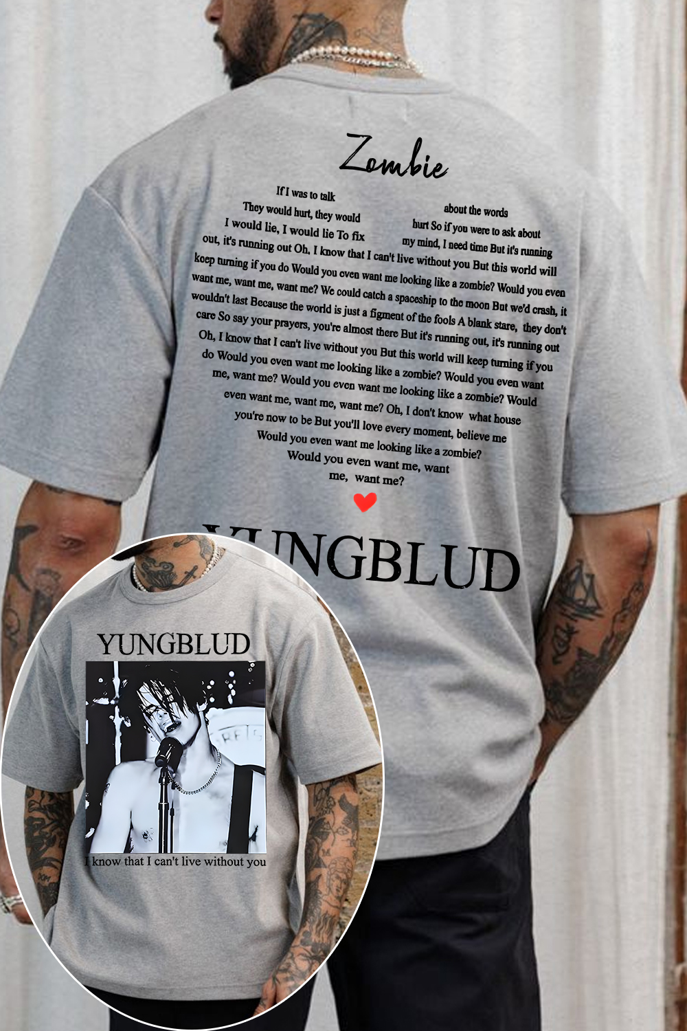 Yungblud & Zombie Shirt For Men