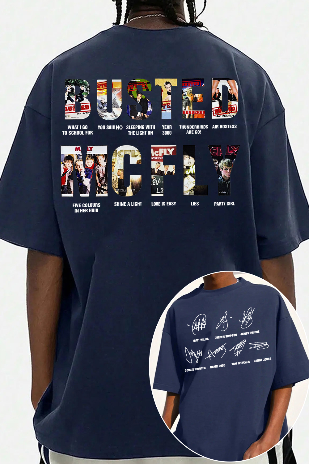 Busted & McFly Tour Tee Pop Rock Legend United shirt