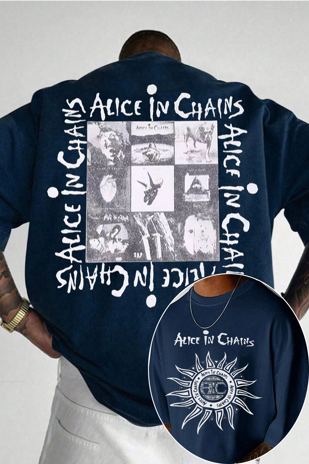 Alice in chains and these albums is goated  Tee