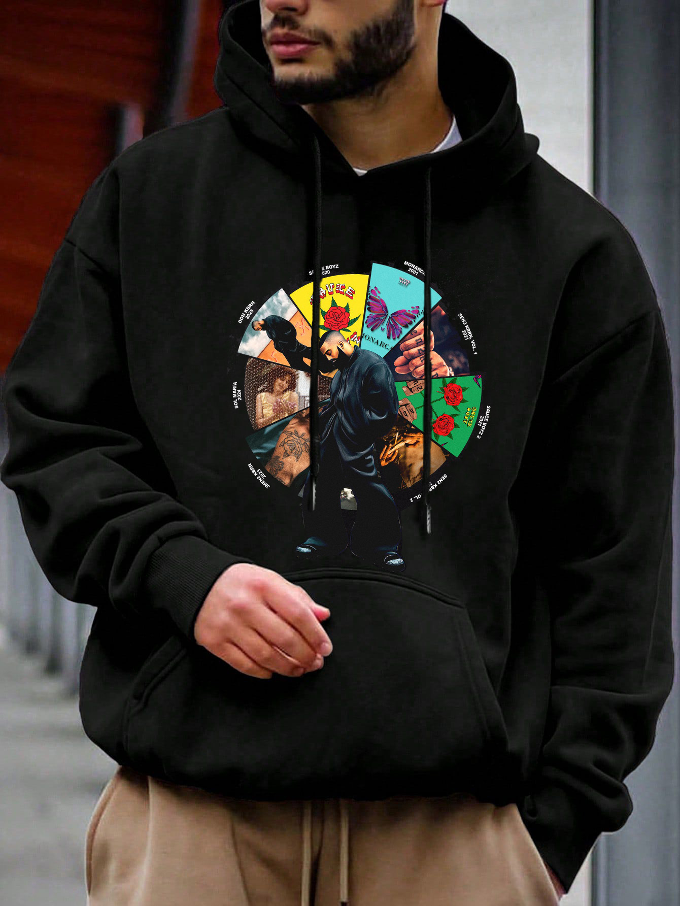 Graphic Eladio Shirt, Eladio Carrión Unisex Hoodie