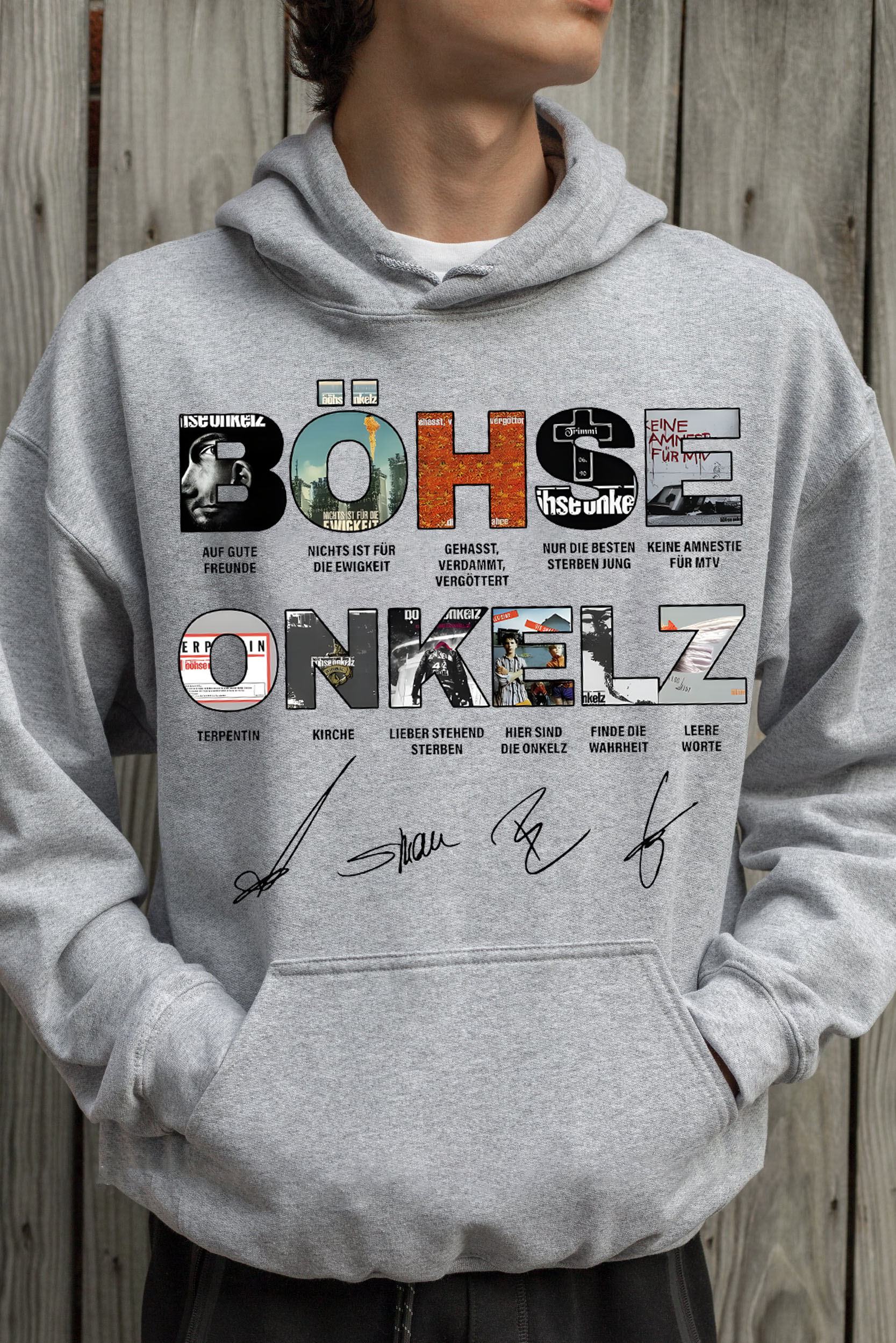 Bohse Onkelz 🤟 Men's Hoodie