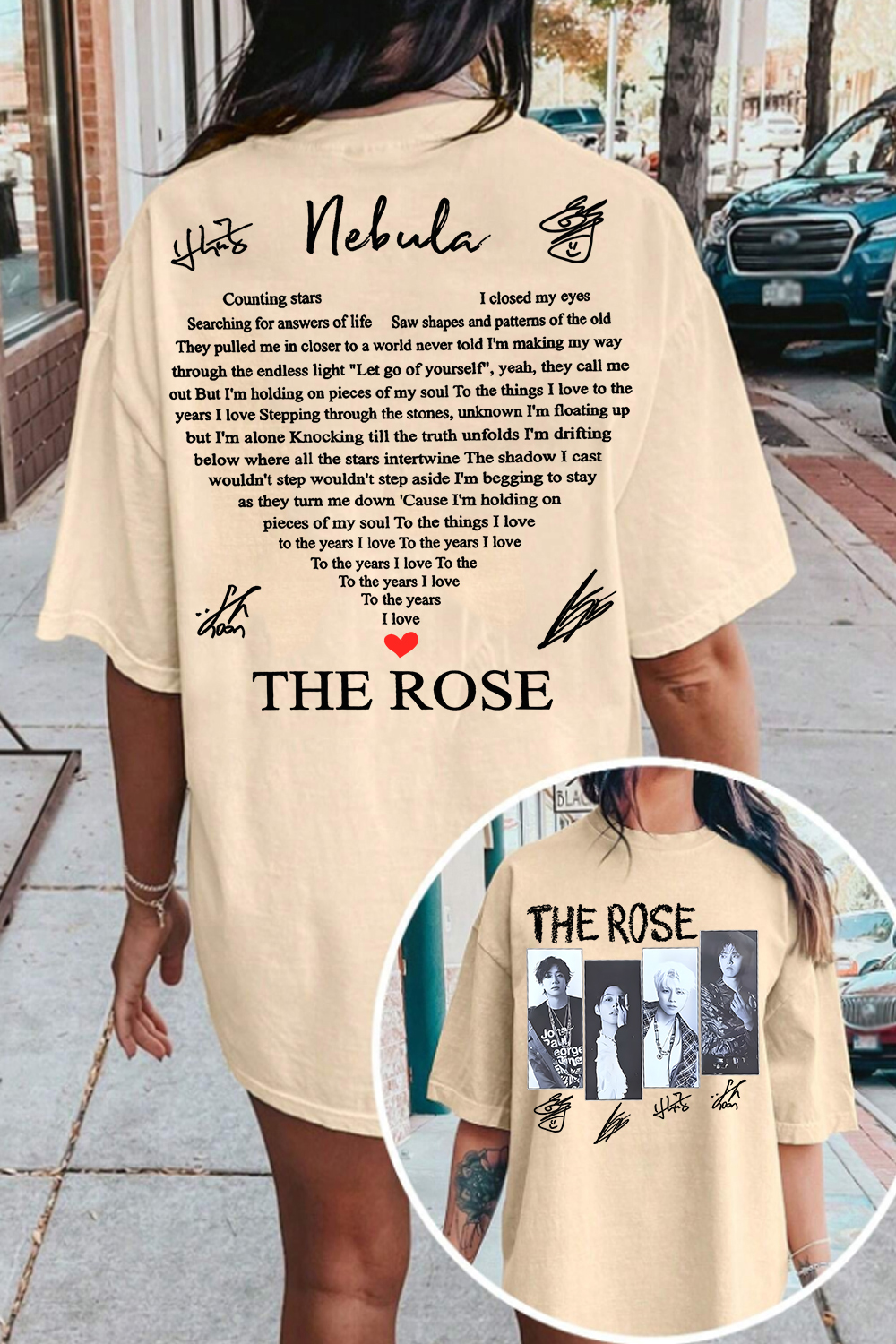 The Rose🥰 tee
