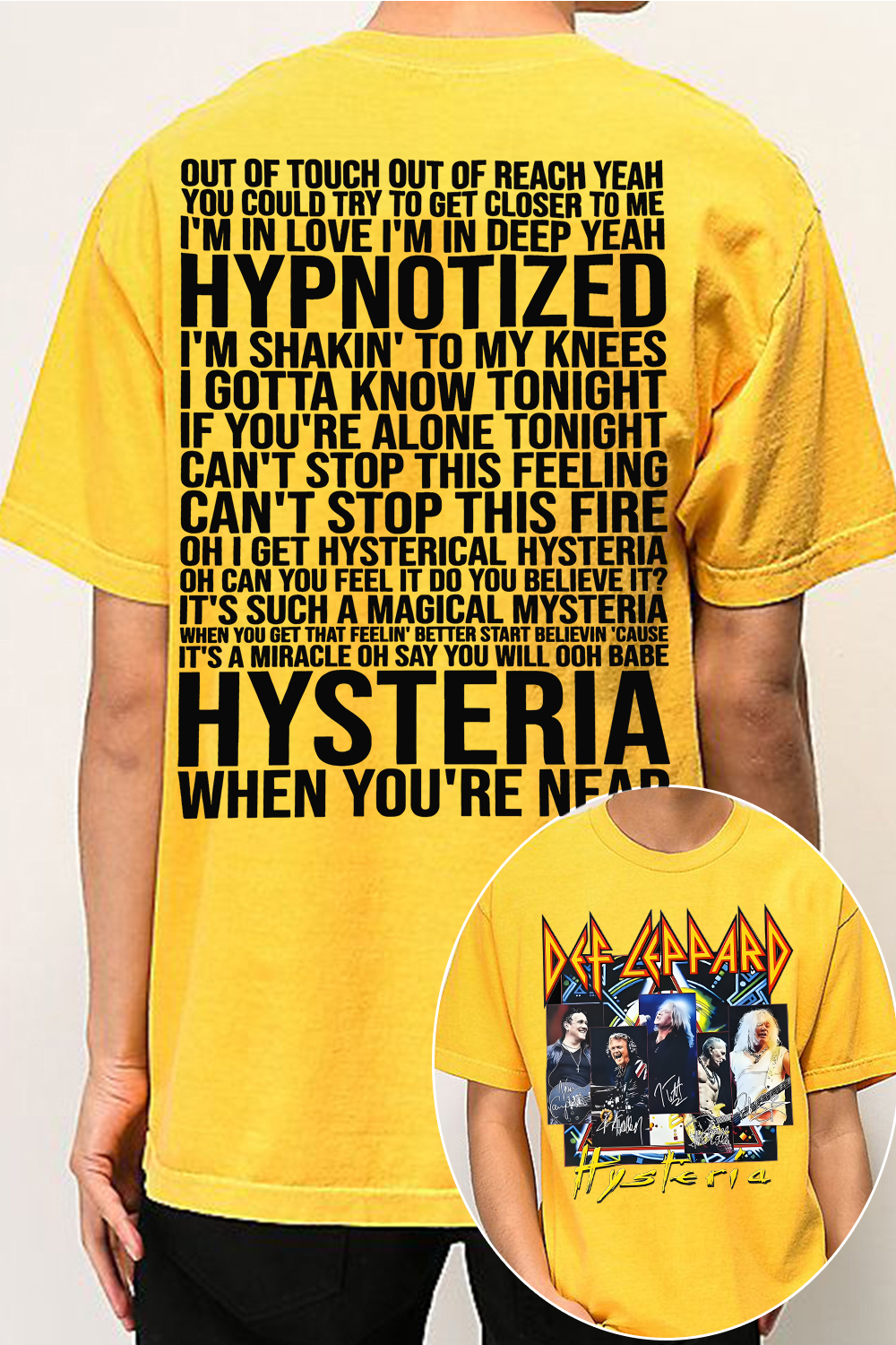 Defleppard rockband shirt