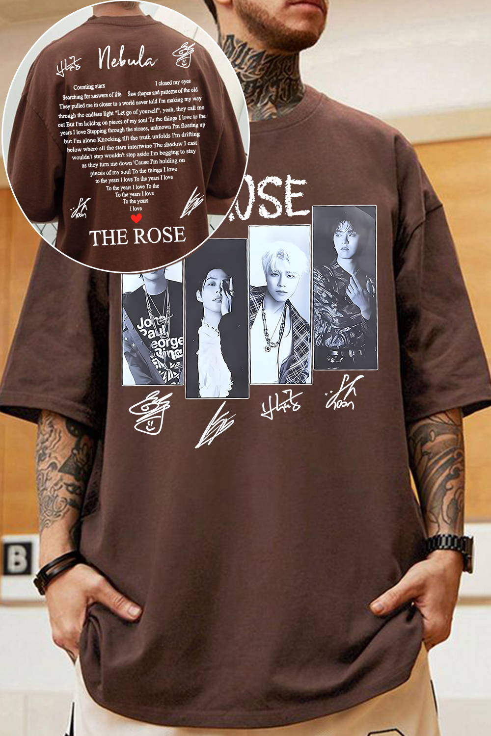 The Rose🥰 tee For Men