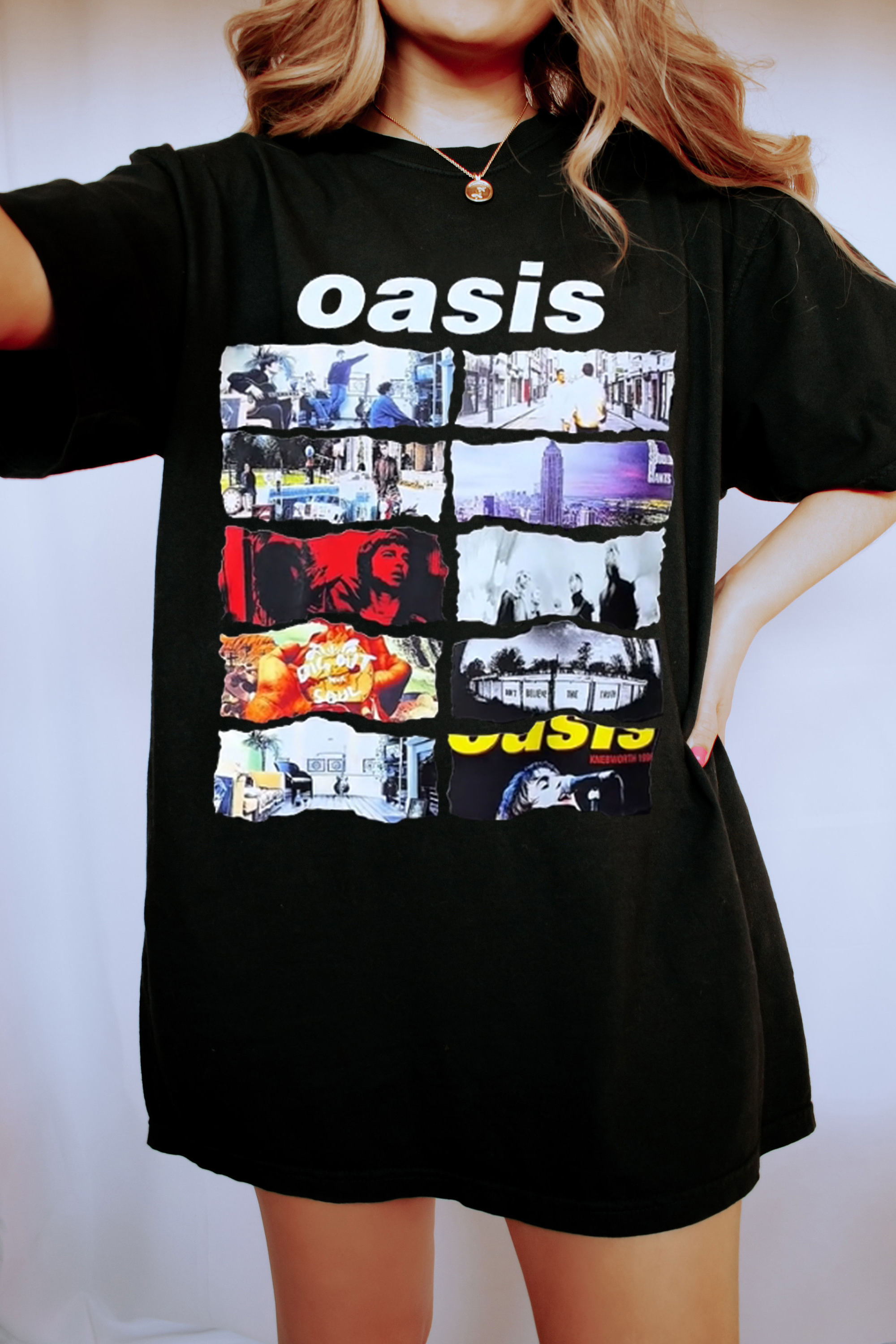Oasis Unisex T Shirt Definitely Maybe Promo Official Reunion Tour 2025
